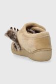 Дитячі тапочки zippy колір бежевий