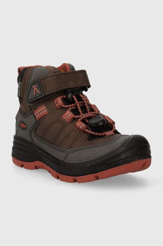 Дитячі зимові черевики Keen колір коричневий (3645337) фото 2