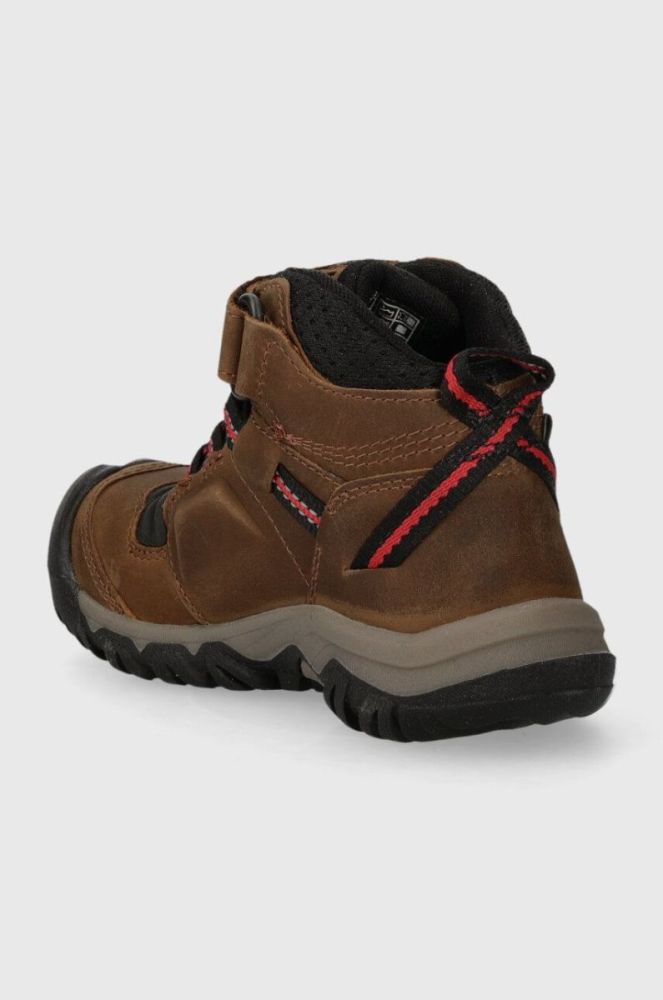 Дитячі замшеві зимові черевики Keen колір коричневий (3575516) фото 3