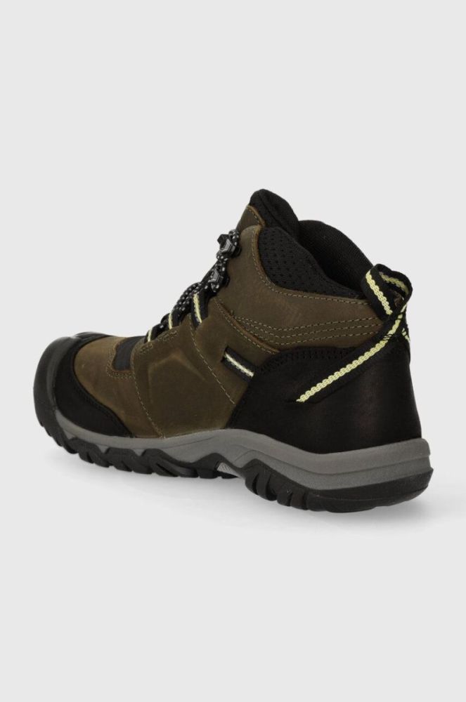 Дитячі черевики Keen колір зелений фото 3