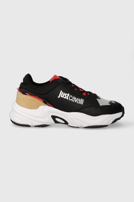 Кросівки Just Cavalli колір чорний 75QA3SI2ZP385LS1