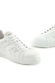 Шкіряні кросівки Emporio Armani колір білий X4X635 XN889 A222