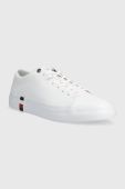 Шкіряні кеди Tommy Hilfiger CORPORATE LEATHER чоловічі колір білий FM0FM04589