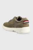 Замшеві кросівки Tommy Hilfiger CORE HILFIGER SUEDE колір зелений FM0FM04592