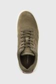 Замшеві кросівки Tommy Hilfiger CORE HILFIGER SUEDE колір зелений FM0FM04592
