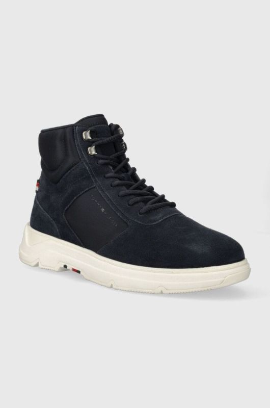 Кросівки Tommy Hilfiger CORE MIX SUEDE HYBRID колір синій FM0FM04596 фото 2