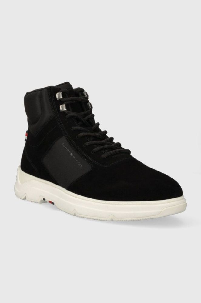 Кросівки Tommy Hilfiger CORE MIX SUEDE HYBRID колір чорний FM0FM04596 фото 2