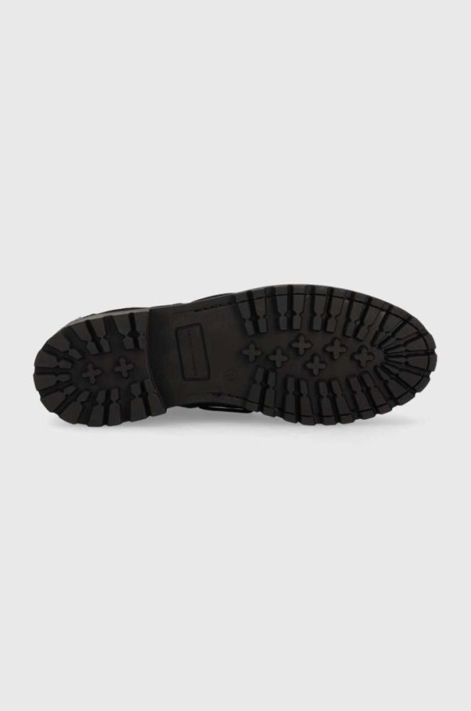 Замшеві туфлі Tommy Hilfiger TH BOAT BOOT CLASSIC чоловічі колір синій FM0FM04684 фото 5