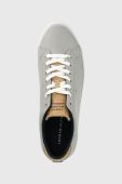 Кеди Tommy Hilfiger TH HI VULC CORE LOW чоловічі колір сірий FM0FM04685