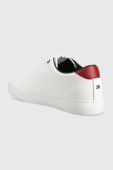 Шкіряні кросівки Tommy Hilfiger TH HI VULC CORE LOW колір білий FM0FM04687