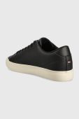 Шкіряні кросівки Tommy Hilfiger TH HI VULC CORE LOW колір чорний FM0FM04687