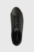 Шкіряні кросівки Tommy Hilfiger TH HI VULC CORE LOW колір чорний FM0FM04687