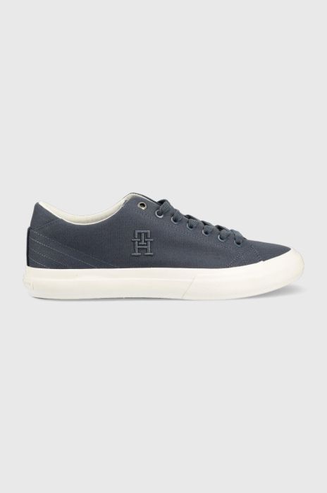 Кеди Tommy Hilfiger TH HI VULC STREET LOW чоловічі колір синій FM0FM04688