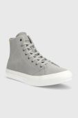 Замшеві кеди Tommy Hilfiger TH HI VULC STREET SUEDE колір сірий FM0FM04797