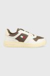 Кросівки Tommy Jeans TJM BASKET COLOR колір коричневий EM0EM01215 Кросівки Tommy Jeans TJM BASKET COLOR колір коричневий EM0EM01215
