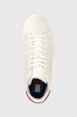 Шкіряні кеди Tommy Jeans TJM OUTSOLE MID CUT чоловічі колір білий EM0EM01218