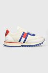 Кросівки Tommy Jeans TJM RUNNER TRANSLUCENT колір бежевий EM0EM01219 Кросівки Tommy Jeans TJM RUNNER TRANSLUCENT колір бежевий EM0EM01219