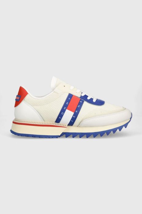 Кросівки Tommy Jeans TJM RUNNER TRANSLUCENT колір бежевий EM0EM01219