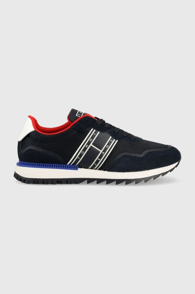 Кросівки Tommy Jeans TJM RETRO RUNNER колір синій EM0EM01223