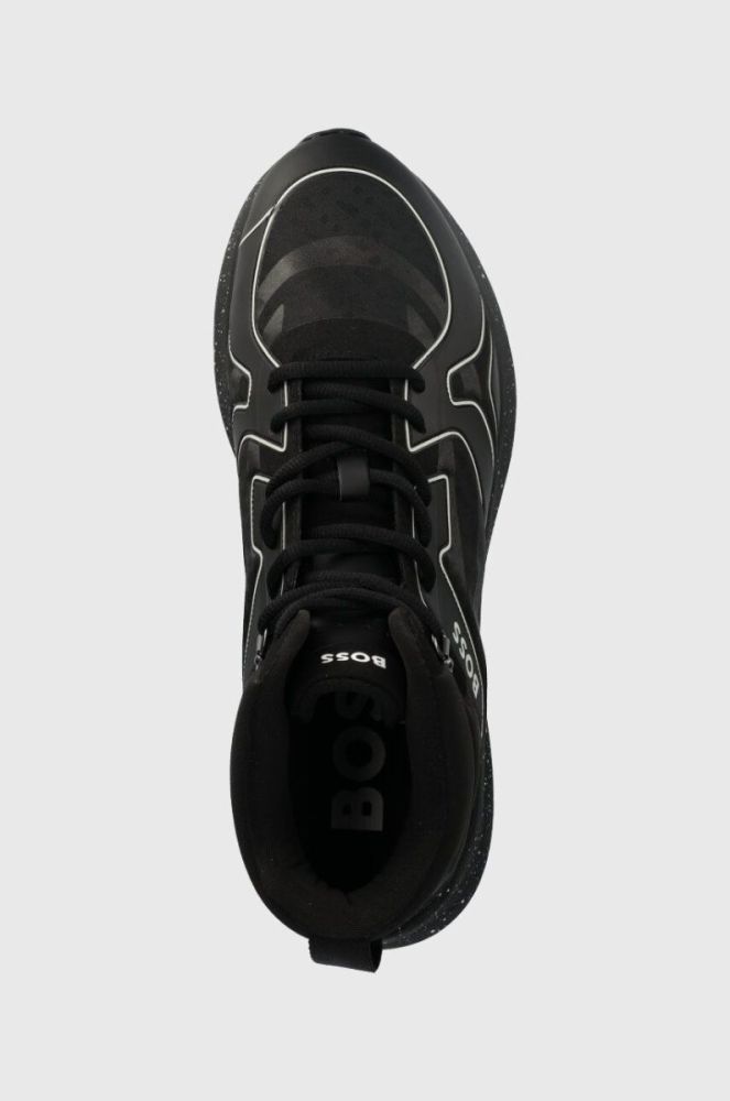 Кросівки BOSS Owen-HKNG колір чорний 50498923 фото 4