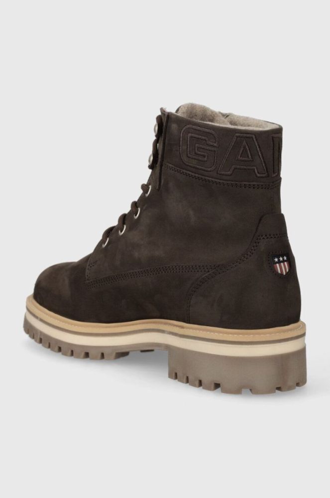 Замшеві черевики Gant Palrock чоловічі колір коричневий 27641364.G46 фото 3