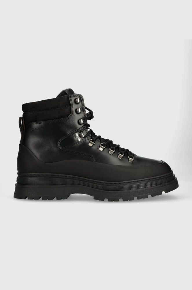 Шкіряні черевики Gant Rockdor чоловічі колір чорний 27641429.G00