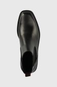 Шкіряні черевики HUGO Iker чоловічі колір чорний 50500436