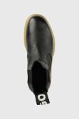 Шкіряні черевики HUGO Ryan чоловічі колір чорний 50500444 Шкіряні черевики HUGO Ryan чоловічі колір чорний 50500444