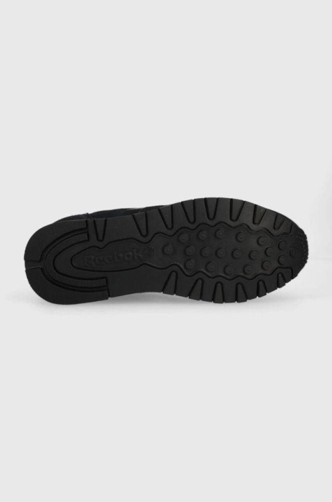 Замшеві кросівки Reebok Classic CLASSIC LEATHER колір чорний фото 5