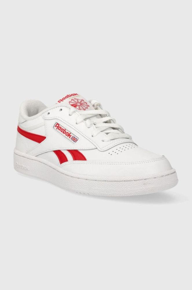 Шкіряні кросівки Reebok Classic CLUB C колір білий (3460533) фото 2
