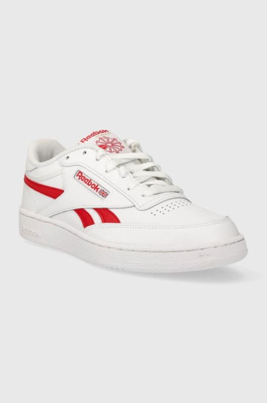 Шкіряні кросівки Reebok Classic CLUB C колір білий (3460533) фото 2