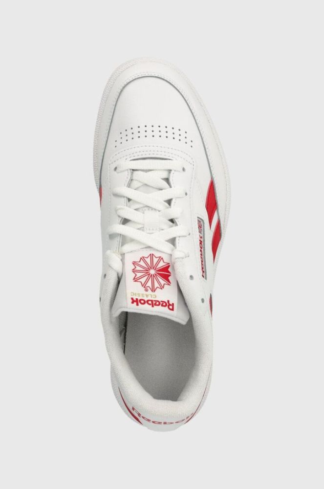 Шкіряні кросівки Reebok Classic CLUB C колір білий (3460533) фото 4