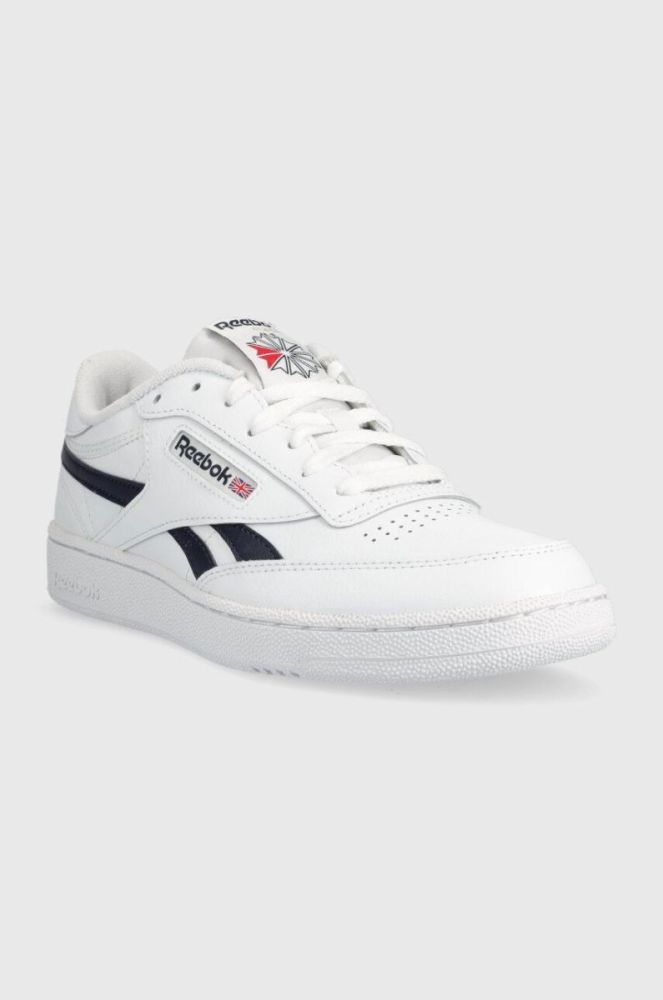 Шкіряні кросівки Reebok Classic CLUB C колір білий (3464444) фото 2