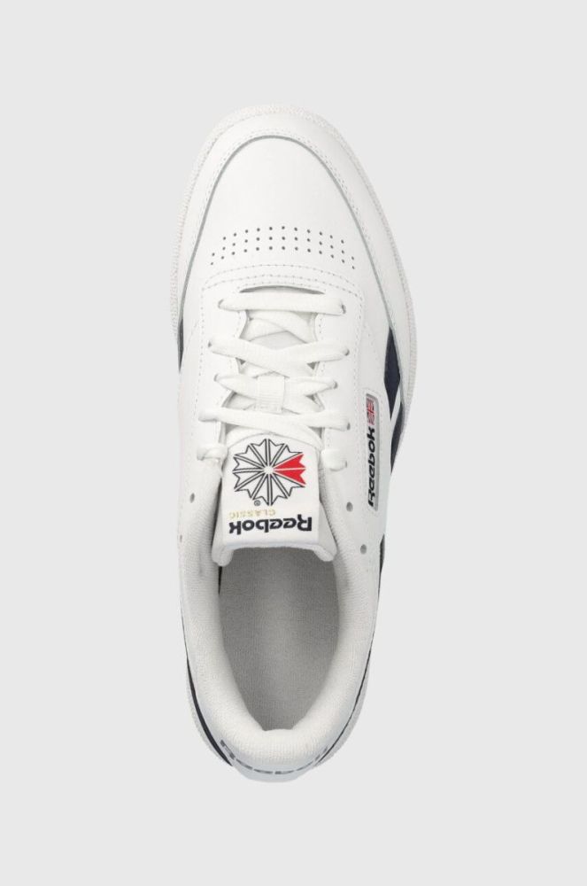 Шкіряні кросівки Reebok Classic CLUB C колір білий (3464444) фото 4
