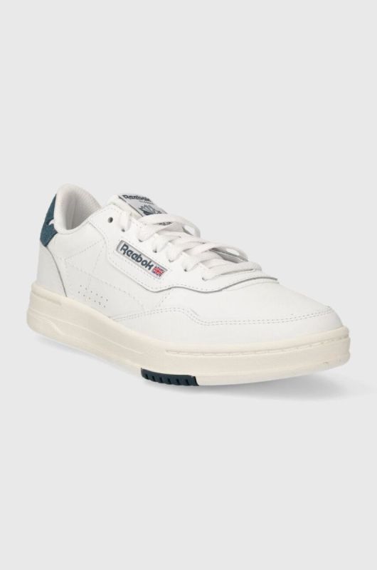 Шкіряні кросівки Reebok Classic колір білий (3459019) фото 2
