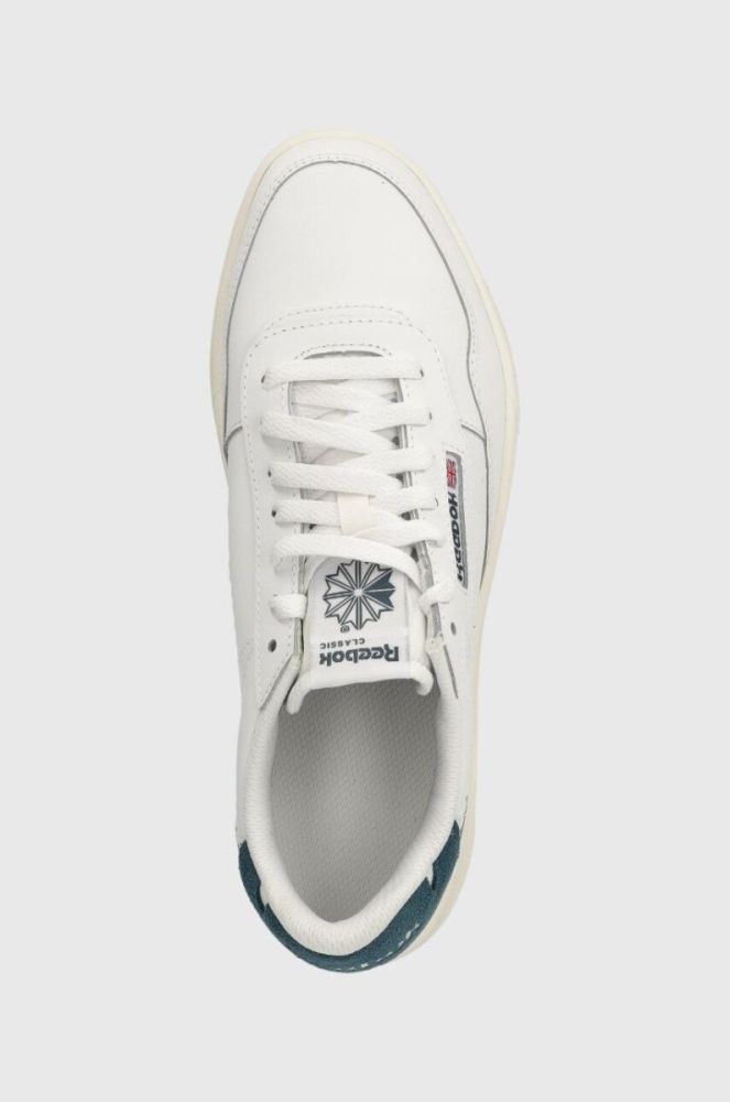 Шкіряні кросівки Reebok Classic колір білий (3459019) фото 4