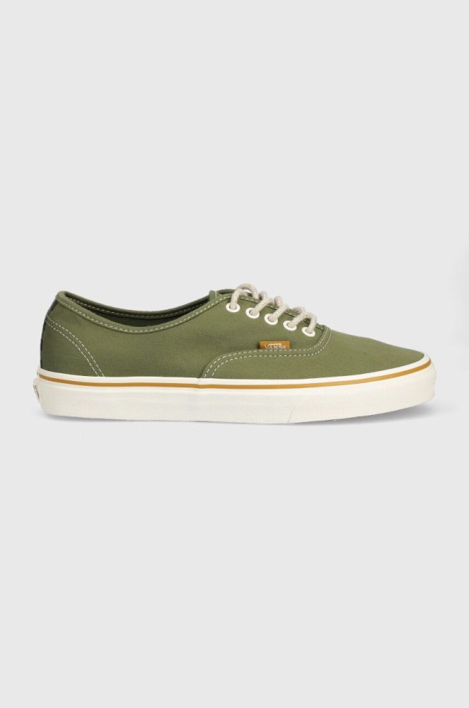 Кеди Vans Authentic чоловічі колір зелений VN0009PVZBF1