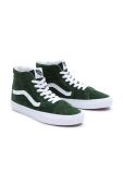 Замшеві кеди Vans SK8-Hi колір зелений VN0007NSBXU1
