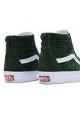 Замшеві кеди Vans SK8-Hi колір зелений VN0007NSBXU1