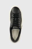 Шкіряні кросівки Guess FM7CAZ LEA12 колір чорний AVELLINO ZIP