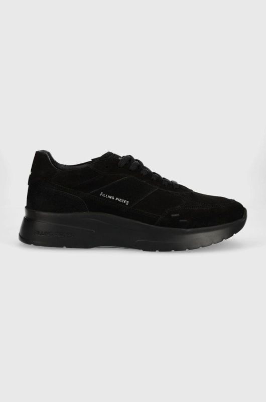 Замшеві кросівки Filling Pieces Jet Runner колір чорний 17127361847