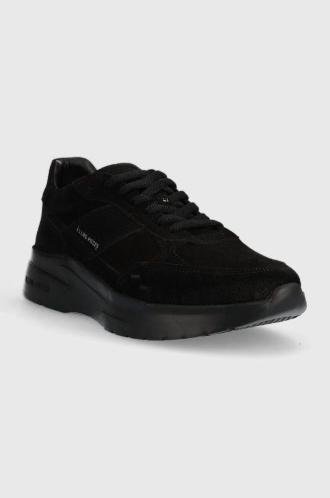 Замшеві кросівки Filling Pieces Jet Runner колір чорний 17127361847 фото 2
