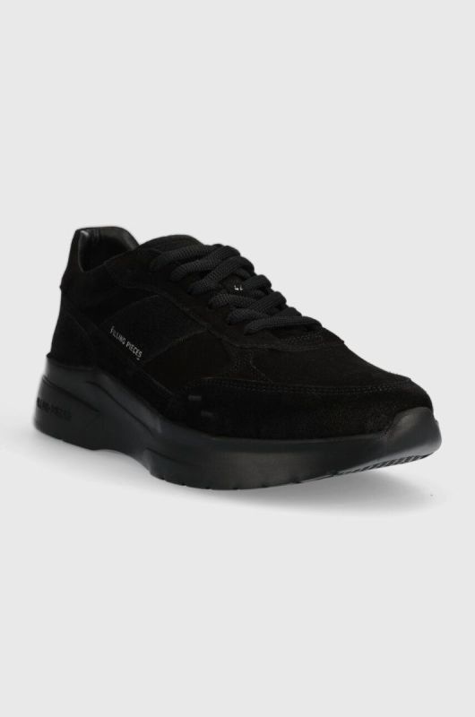 Замшеві кросівки Filling Pieces Jet Runner колір чорний 17127361847 фото 2