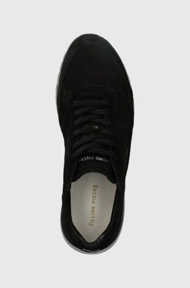 Замшеві кросівки Filling Pieces Jet Runner колір чорний 17127361847 фото 4