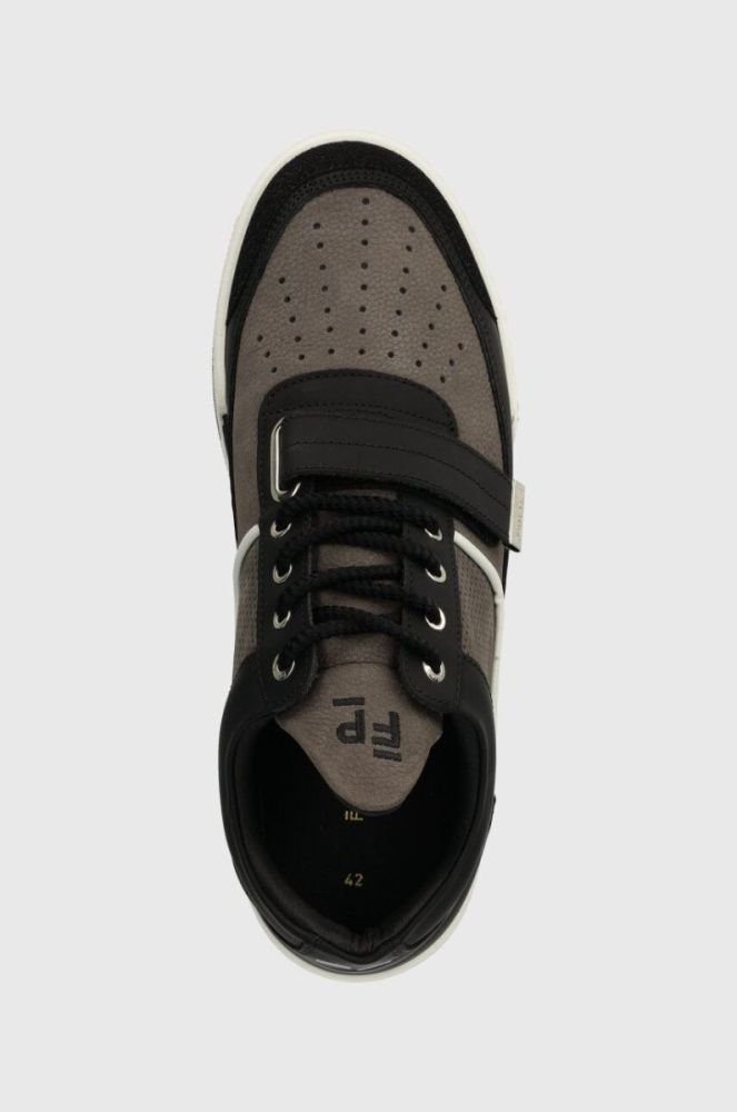 Шкіряні кросівки Filling Pieces Low Top Blaze колір чорний 10125691847 фото 4