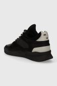 Шкіряні кросівки Filling Pieces Low Top Ghost Paneled колір чорний 10120631284