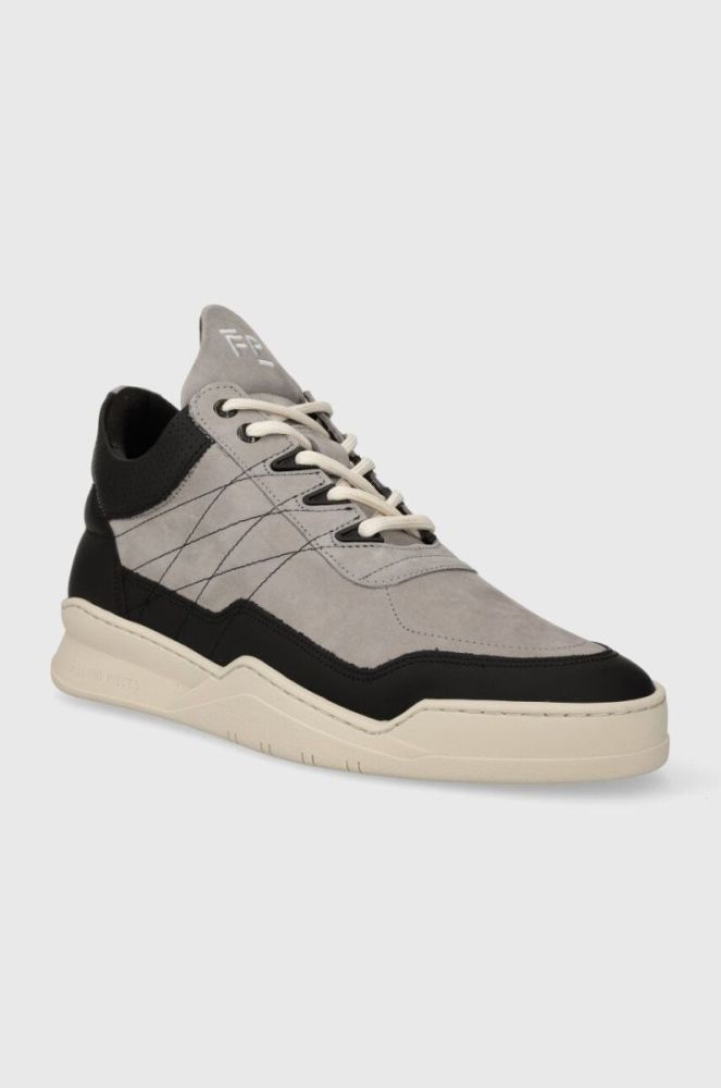 Шкіряні кросівки Filling Pieces Low Top Tweek колір сірий 10127681878 фото 2