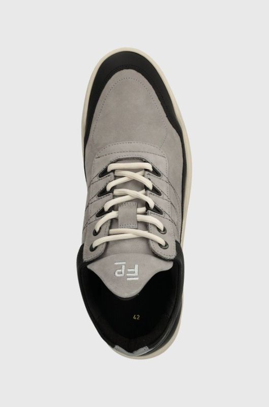 Шкіряні кросівки Filling Pieces Low Top Tweek колір сірий фото 4