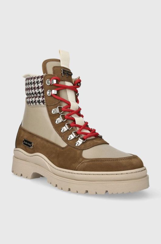 Шкіряні черевики Filling Pieces Mountain Boot Quartz чоловічі колір коричневий 63333361933 фото 2