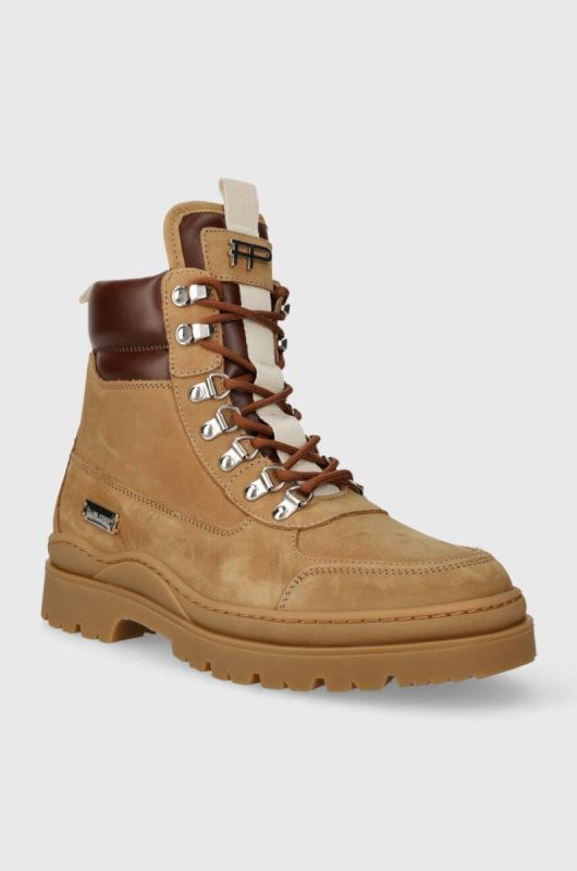 Замшеві кросівки Filling Pieces Mountain Boot Quartz чоловічі колір коричневий 63333369985 фото 2